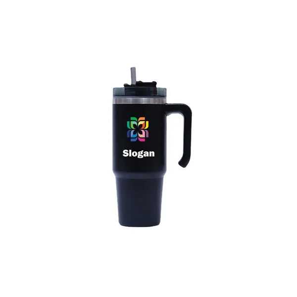20 oz Tumbler with Handle and Straw Lid