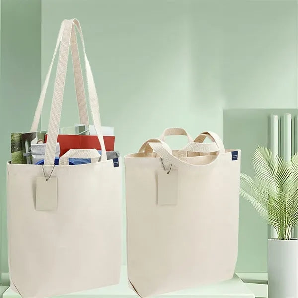 12 oz Cotton Canvas Tote Bag with Double Handle