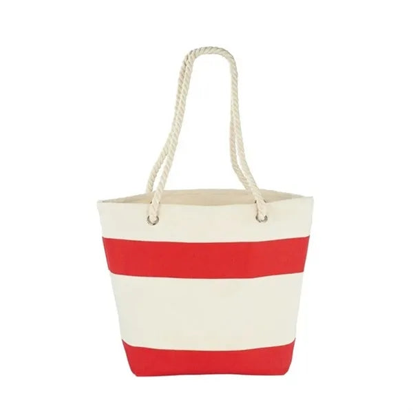 12 oz Cotton Canvas Tote Bag with Rope Handles