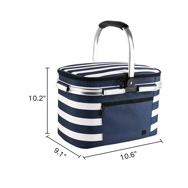 Folding Picnic Insulation Leakproof Outdoor Basket