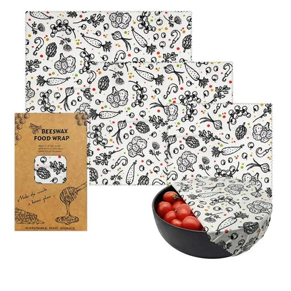 Beeswax Food Wrap 3 Pack Set