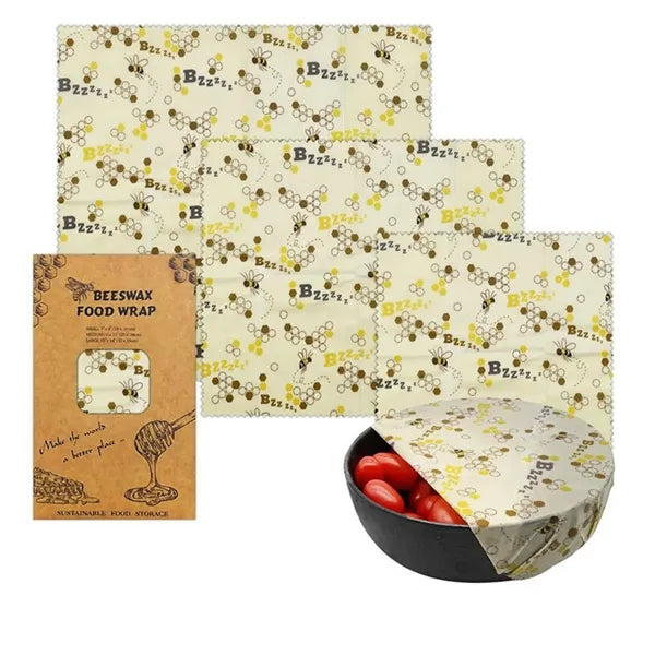 Beeswax Food Wrap 3 Pack Set