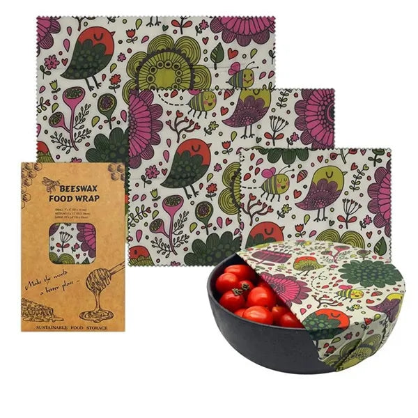 Beeswax Food Wrap 3 Pack Set