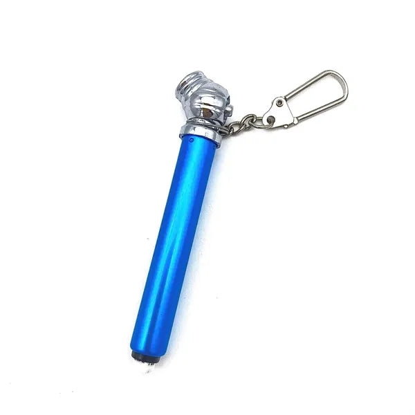 Aluminum Tire Gauge Keychain