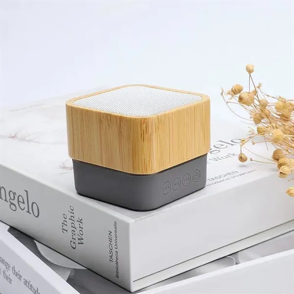 Mini Wooden Bluetooth Speaker Wireless Bamboo Home Audio