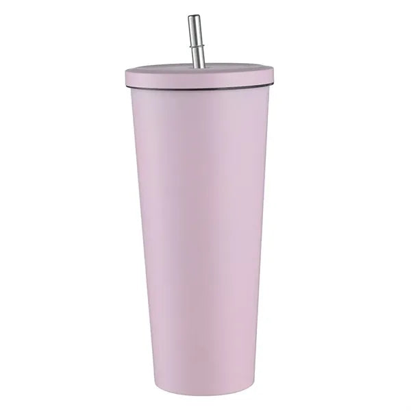 Fashionable Simple Straw Coffee Cup