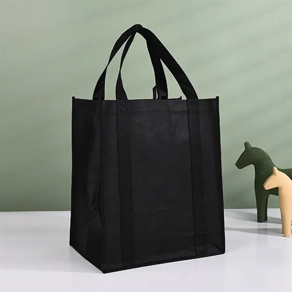 Non-Woven Grocery Tote Bag 13x15x10"