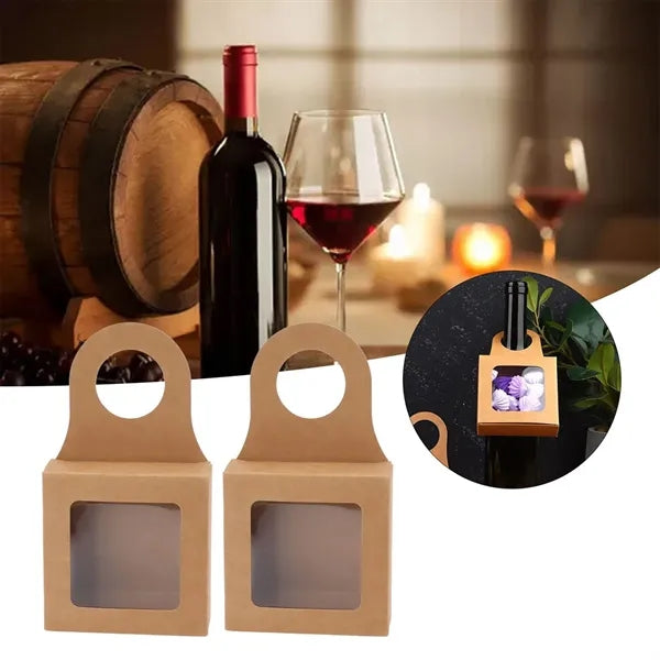 Kraft Paper Wine Bottle Box