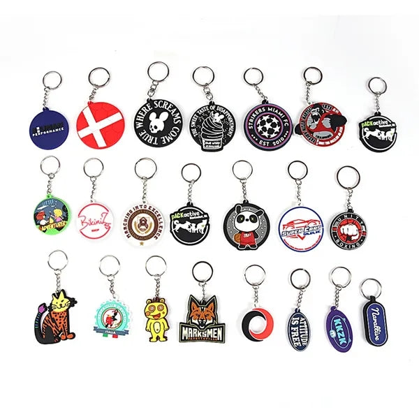3D Creative PVC Soft Keychain Customization