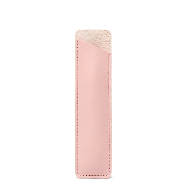 Leather Pen Sleeve Case Holder Pouch