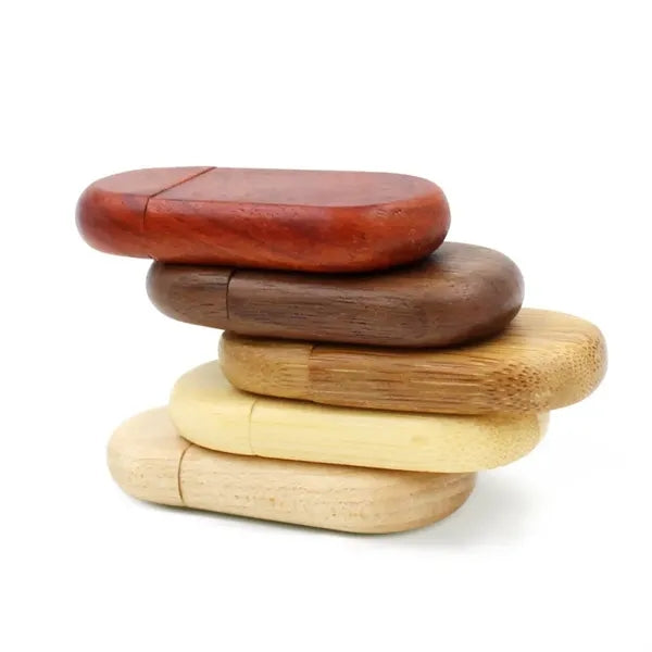 Portable 4GB Wood USB Flash Drive External Storage