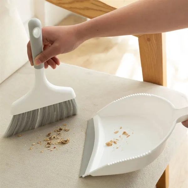 Desktop Cleaning Set, Broom and Dustpan Combo