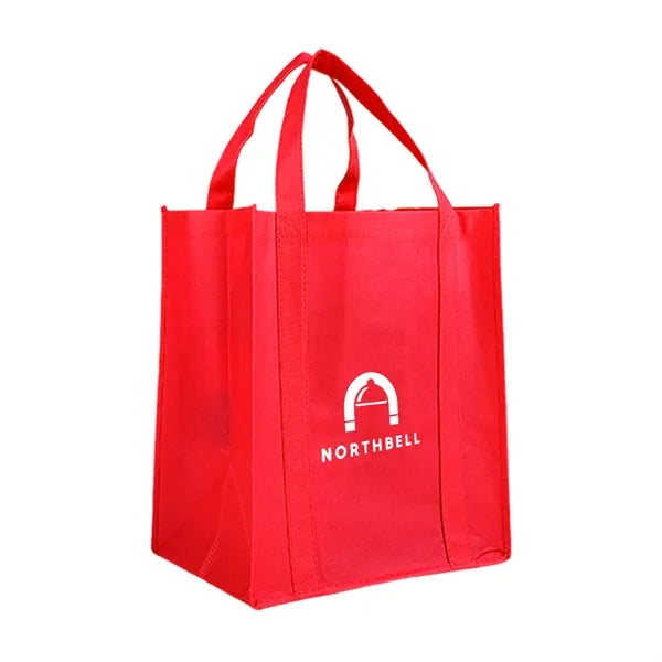 Large Non-Woven Grocery Tote Bag (13"x15"x10")