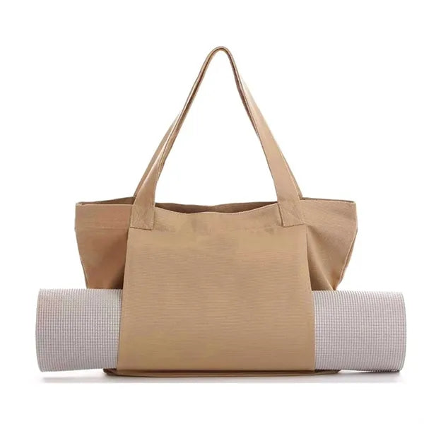 Yoga Mat Carrier Canvas Tote Bag