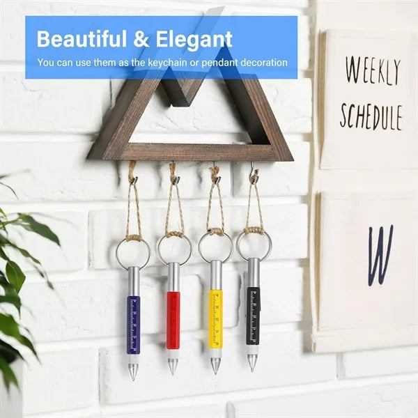 6 in 1 Multitool Tech Tool Pen with Key Ring
