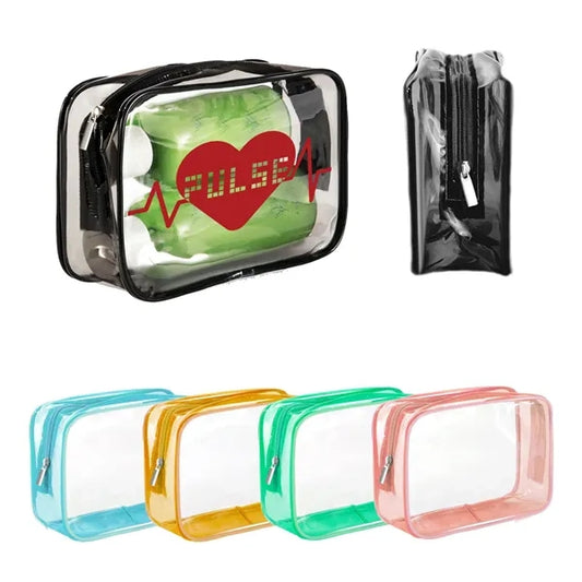PVC Transparent Waterproof Makeup Pouch Bag
