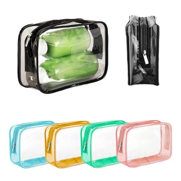 PVC Transparent Waterproof Makeup Pouch Bag