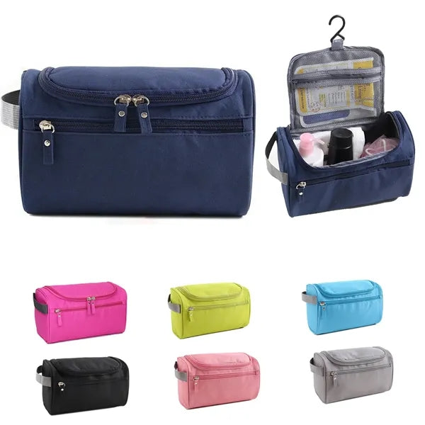 Traveling Poouch Makeup Bag with Hanging Toiletry