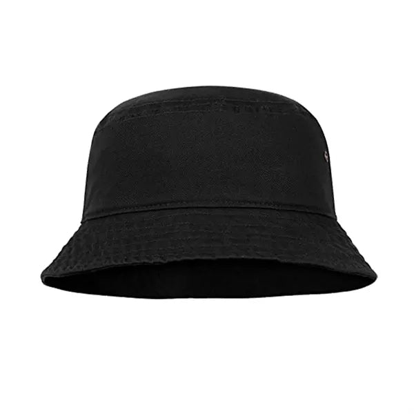 Unisex Fishing Brushed Cotton Twill Bucket Hat-Embroidered