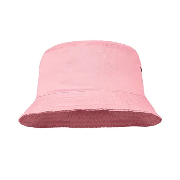 Unisex Fishing Brushed Cotton Twill Bucket Hat-Embroidered