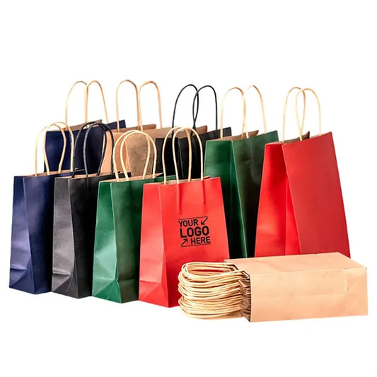 Recyclable Twisted Handle Shopping Bags