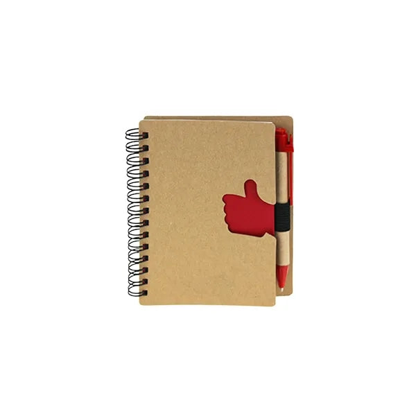 Wire-Bound Notebook With Pen