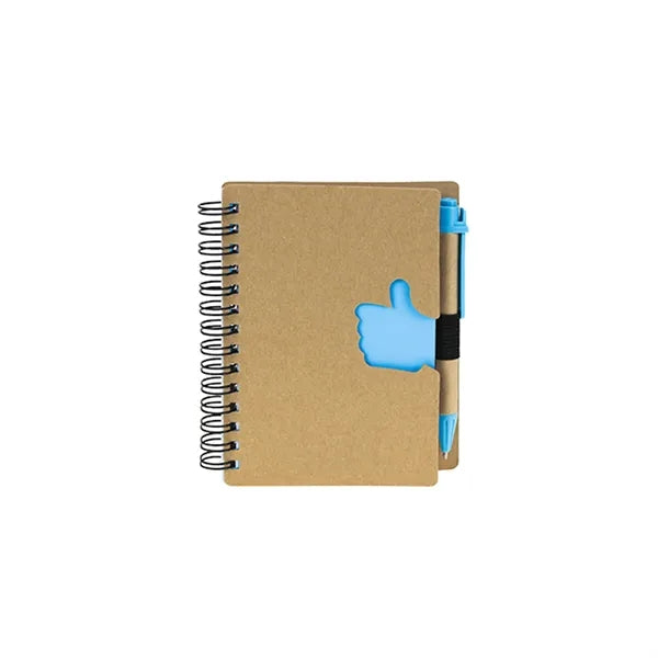 Wire-Bound Notebook With Pen