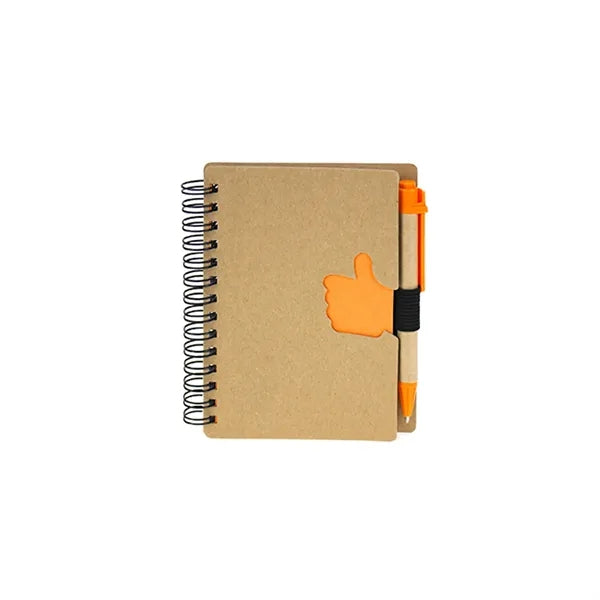 Wire-Bound Notebook With Pen