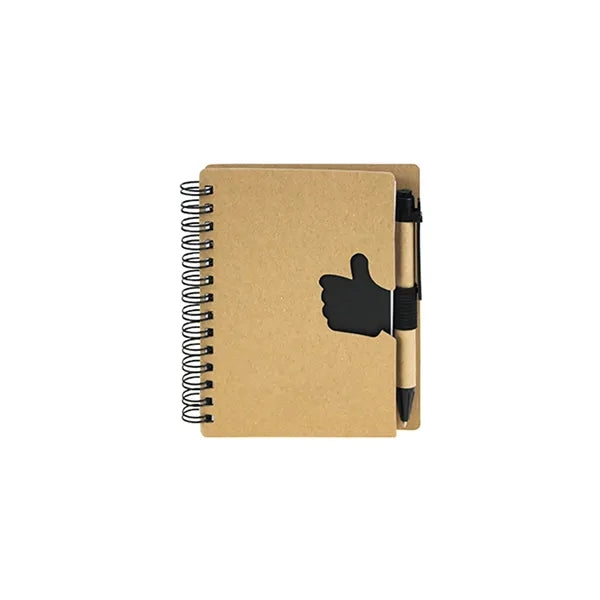 Wire-Bound Notebook With Pen