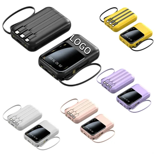 4 Built In Charging Cable 20000Mah Fast Power Bank