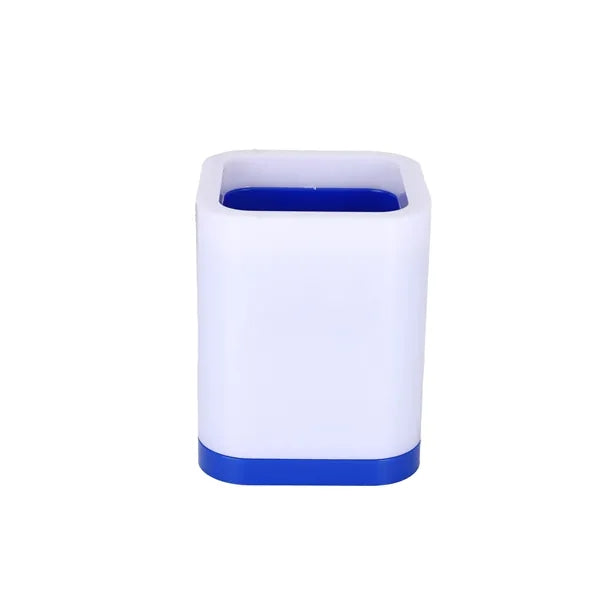 Square Dual-Layer Detachable Plastic Pen Holder