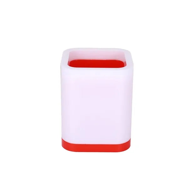 Square Dual-Layer Detachable Plastic Pen Holder