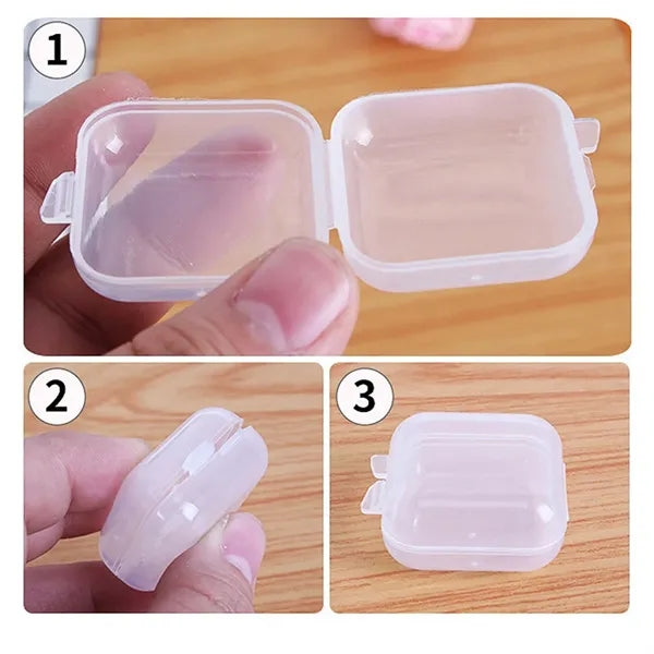 Small Plastic Transparent Jewelry Box