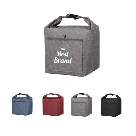 Durable Roll-Top Insulated Lunch Tote Bag