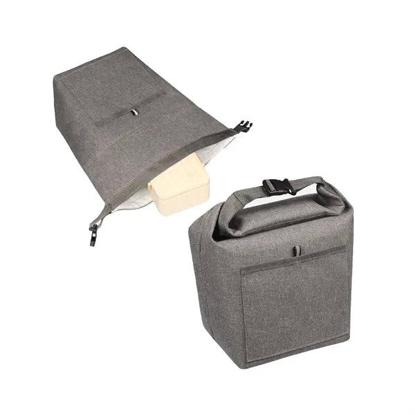 Durable Roll-Top Insulated Lunch Tote Bag