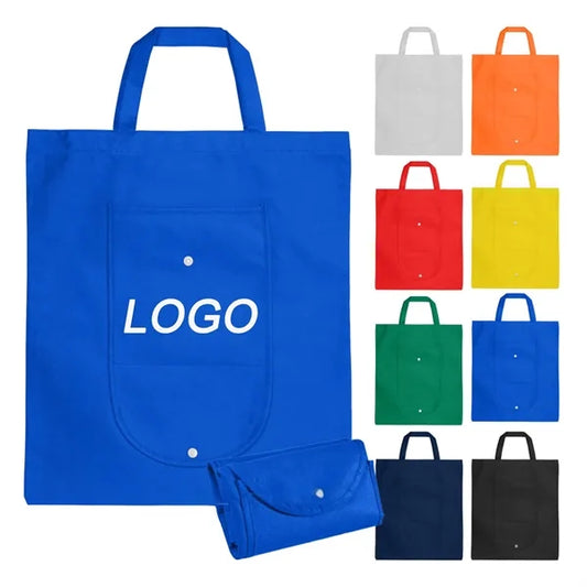 Folding Nonwoven Tote Shopping Bag