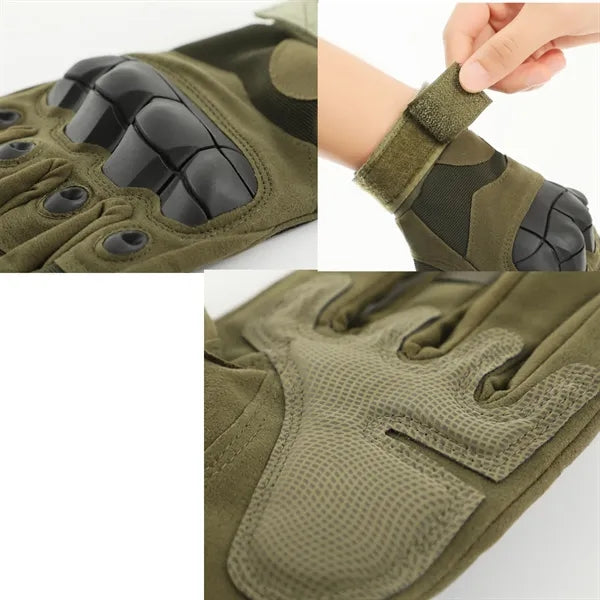 Touchscreen Tactical Gloves With Hard Knuckle