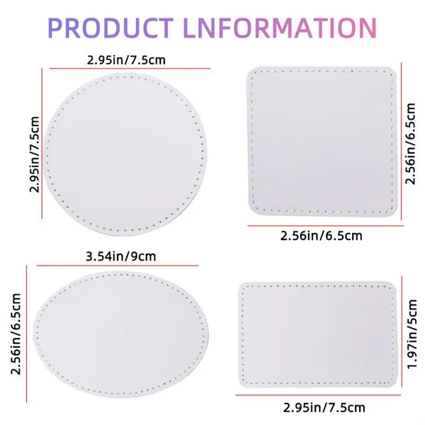 Faux Leather Patches For Hats Custom Fabric Repair