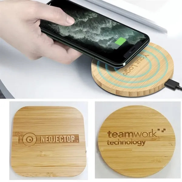 Wood Wireless Charger Pad 15W