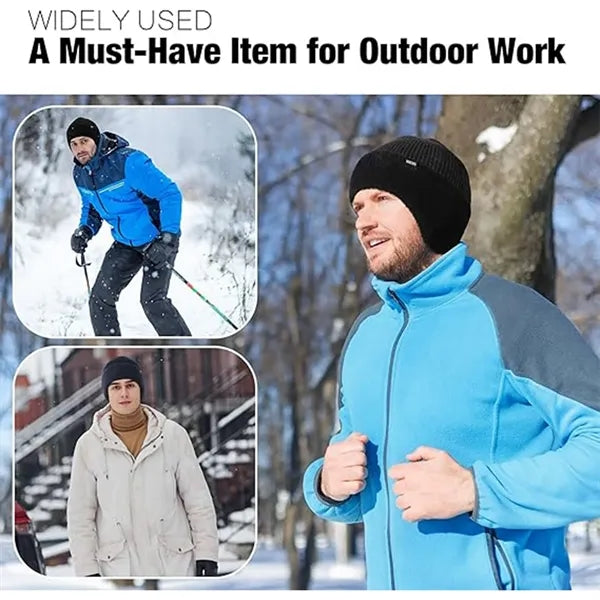 Winter Fleece Line Beanie With Earflap