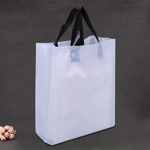 High-Density Plastic Shopping Bags with Handles