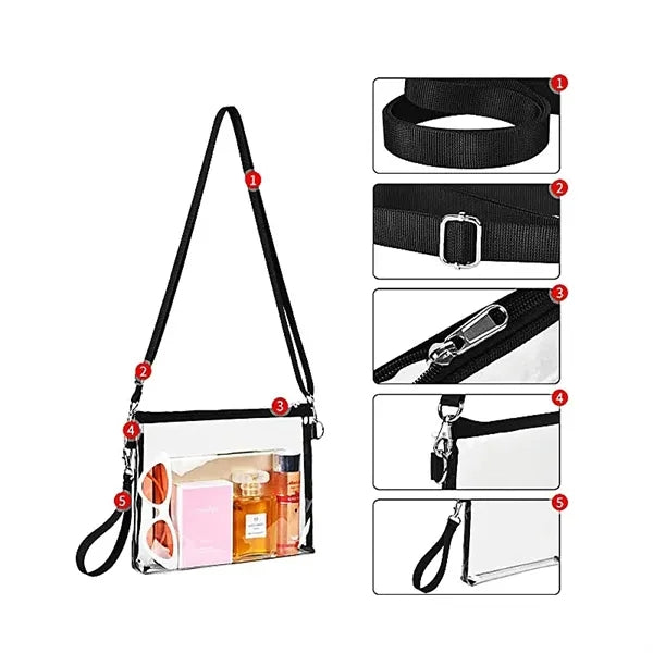 Clear PVC Shoulder Bag