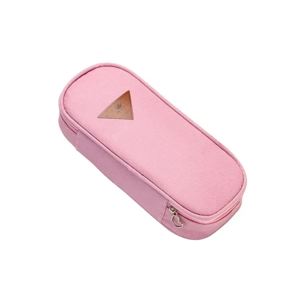 Zipper Pencil Case Triangle Pattern