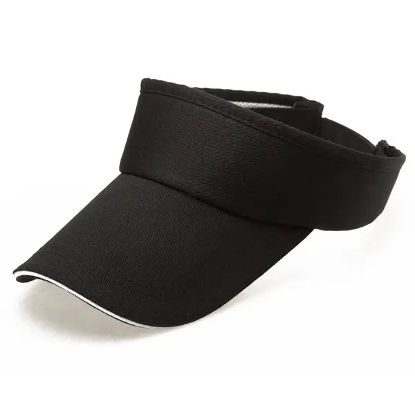 Solid Color Cotton Sun Protection Visor Caps