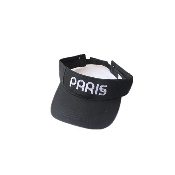 Solid Color Cotton Sun Protection Visor Caps