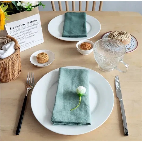 Square Hotel Napkin Cloth Plain Tea Towels