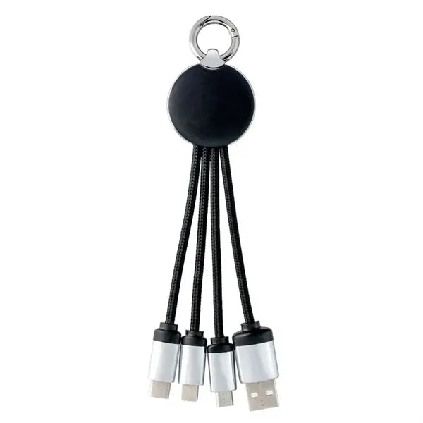 LED Logo 3 In1 USB Charging Cables For All Mobiles