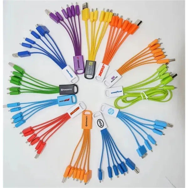 6 IN 1 Multi Charge Cables For Giveaway Holiday Gifts