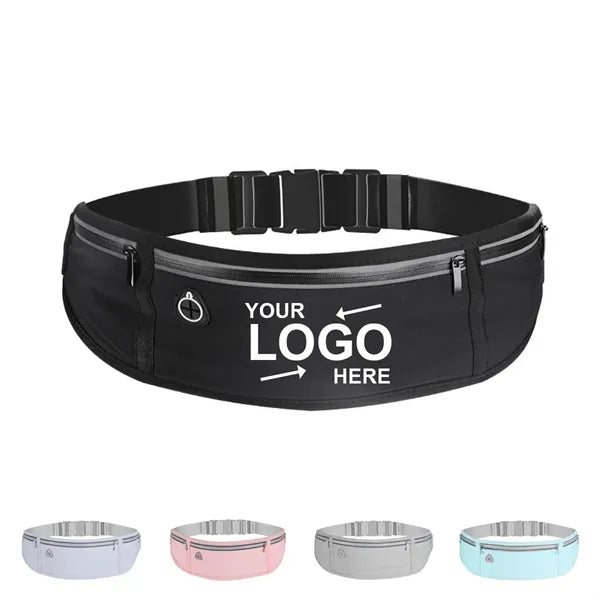 Slim Sports Phone Waist Pack Reflective Strip