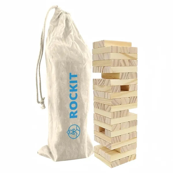 Janga Set with 54 Blocks and Storage Bag